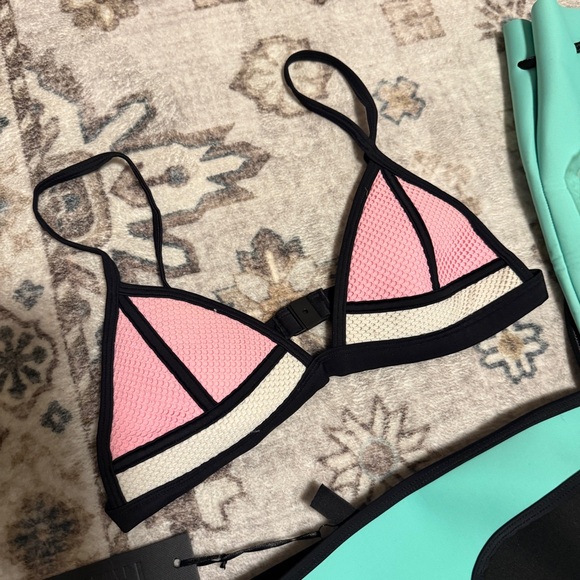 Triangl Swimwear Pink and Mint Bikini - Picture 3 of 6